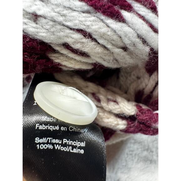 Rag & Bone Willow Fairisle multi color wool short cardigan sweater M - Picture 6 of 12